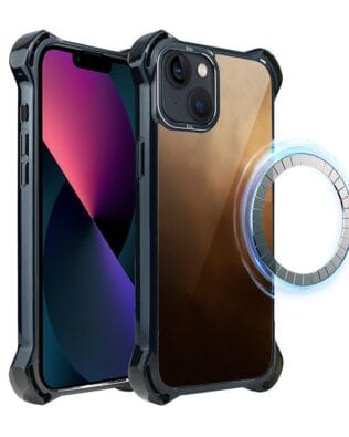 Etui do iPhone 13 IBIZU DropGuard Ultra z MagSafe, Twilight Dreams, Desert Storm