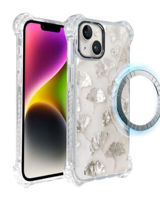 Etui do iPhone 14 Plus IBIZU DropGuard Ultra z MagSafe, Ethereal Essence, Biały Onysk