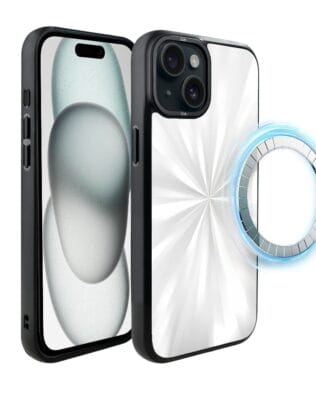 Etui do iPhone 15 Plus IBIZU DropGuard Matt z MagSafe, Ethereal Essence, Perłowy blask