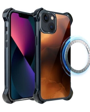 Etui do iPhone 13 IBIZU DropGuard Ultra z MagSafe, Twilight Dreams, Mars Sunset