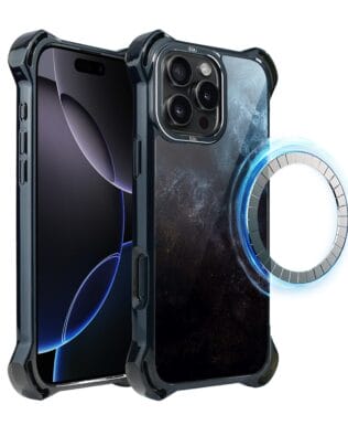 Etui do iPhone 16 Pro IBIZU DropGuard Ultra z MagSafe, Twilight Dreams, Deep Ocean