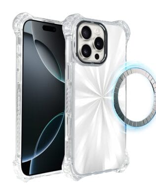 Etui do iPhone 16 Pro IBIZU DropGuard Ultra z MagSafe, Ethereal Essence, Perłowy blask