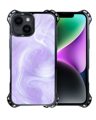 Etui do iPhone 14 IBIZU DropGuard Ultra z MagSafe, Ethereal Essence, Lawendowy wir