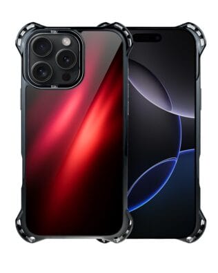 Etui do iPhone 16 Pro IBIZU DropGuard Ultra z MagSafe, Twilight Dreams, Czerwona Nebula