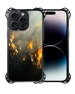 Etui do iPhone 14 Pro IBIZU DropGuard Ultra z MagSafe, Twilight Dreams, Golden Sparks