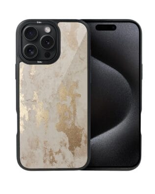 Etui do iPhone 15 Pro Max IBIZU DropGuard Matt z MagSafe, Ethereal Essence, Szampańskie złoto