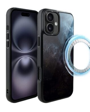 Etui do iPhone 16 IBIZU DropGuard Matt z MagSafe, Twilight Dreams, Deep Ocean