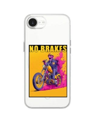 Etui do iPhone 17e z MagSafe przeźroczyste, silikonowe Flexi, Bikers, Motocyklem przez świat