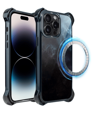 Etui do iPhone 14 Pro IBIZU DropGuard Ultra z MagSafe, Twilight Dreams, Deep Ocean