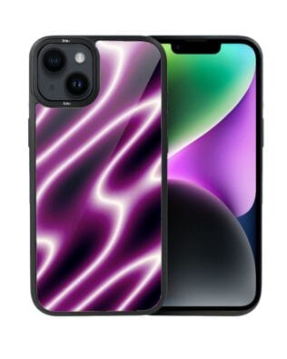 Etui do iPhone 14 Plus IBIZU DropGuard Matt z MagSafe, Twilight Dreams, Neonowa fala