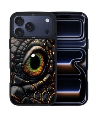Etui do iPhone 17 Pro IBIZU DropGuard Matt z MagSafe, Smoki, Amber Dragon