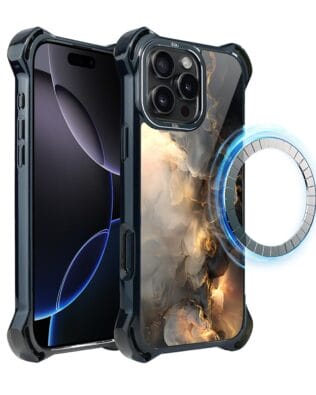 Etui do iPhone 16 Pro IBIZU DropGuard Ultra z MagSafe, Twilight Dreams, Stardust