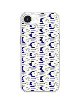 Etui do iPhone 17e przeźroczyste, silikonowe Flexi, pływające rybki