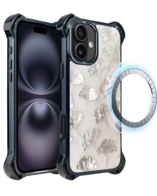 Etui do iPhone 16 Plus IBIZU DropGuard Ultra z MagSafe, Ethereal Essence, Biały Onysk