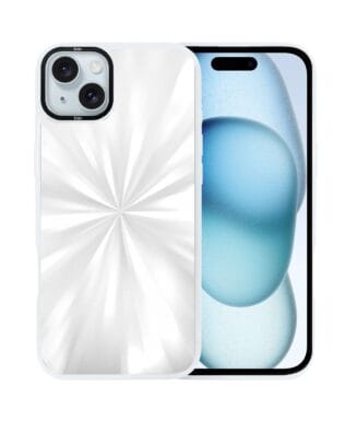 Etui do iPhone 15 IBIZU DropGuard Matt z MagSafe, Ethereal Essence, Perłowy blask