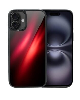 Etui do iPhone 16 IBIZU DropGuard Matt z MagSafe, Twilight Dreams, Czerwona Nebula