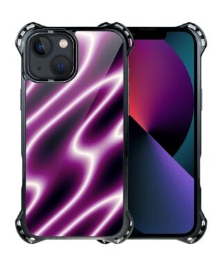 Etui do iPhone 13 IBIZU DropGuard Ultra z MagSafe, Twilight Dreams, Neonowa fala