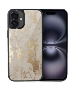 Etui do iPhone 16 Plus IBIZU DropGuard Matt z MagSafe, Ethereal Essence, Szampańskie złoto