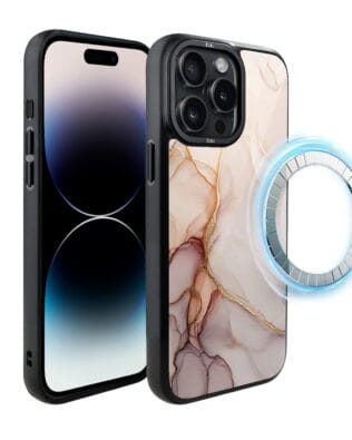 Etui do iPhone 14 Pro Max IBIZU DropGuard Matt z MagSafe, Ethereal Essence, Różany alabaster