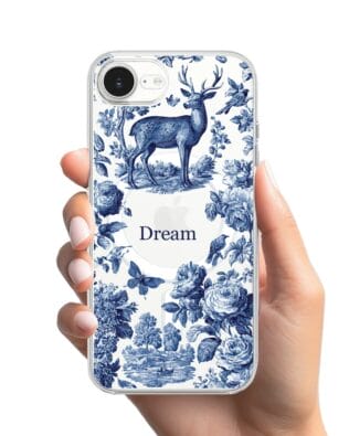 Etui do iPhone 17e z MagSafe przeźroczyste, silikonowe Flexi, Mystic, Dream Deer
