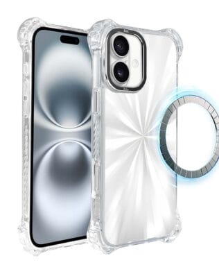 Etui do iPhone 16 Plus IBIZU DropGuard Ultra z MagSafe, Ethereal Essence, Perłowy blask