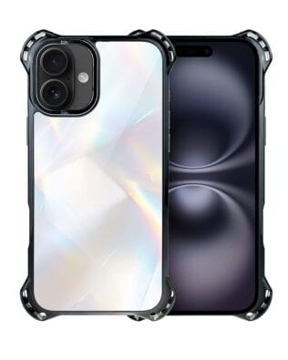 Etui do iPhone 16 IBIZU DropGuard Ultra z MagSafe, Ethereal Essence, Opalizujący diament