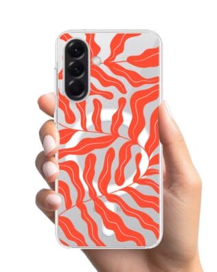 Etui do Samsung Galaxy A57 z MagSafe przeźroczyste, silikonowe Flexi, rafa koralowa