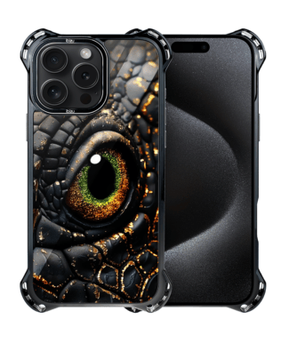 Etui do iPhone 15 Pro Max IBIZU DropGuard Ultra z MagSafe, Smoki, Amber Dragon