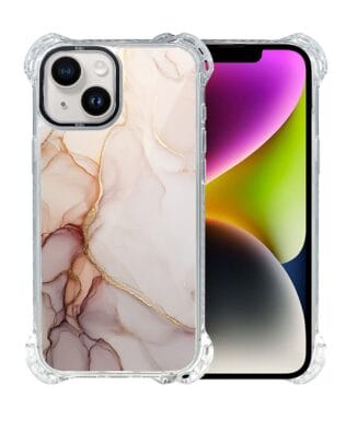 Etui do iPhone 14 IBIZU DropGuard Ultra z MagSafe, Ethereal Essence, Różany alabaster