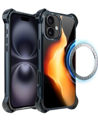 Etui do iPhone 16 IBIZU DropGuard Ultra z MagSafe, Twilight Dreams, Eclipse