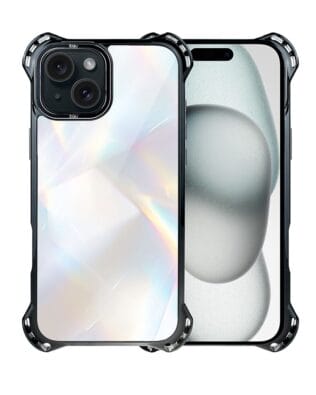 Etui do iPhone 15 Plus IBIZU DropGuard Ultra z MagSafe, Ethereal Essence, Opalizujący diament
