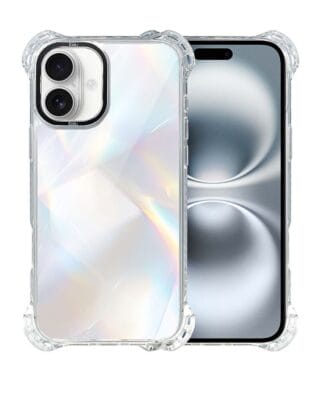 Etui do iPhone 16 Plus IBIZU DropGuard Ultra z MagSafe, Ethereal Essence, Opalizujący diament
