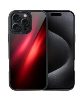 Etui do iPhone 15 Pro Max IBIZU DropGuard Matt z MagSafe, Twilight Dreams, Czerwona Nebula