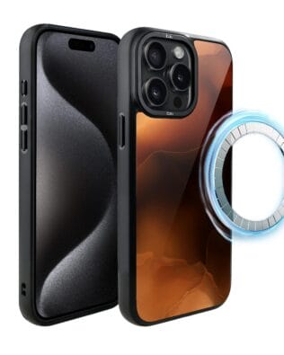 Etui do iPhone 15 Pro Max IBIZU DropGuard Matt z MagSafe, Twilight Dreams, Mars Sunset