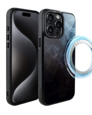 Etui do iPhone 15 Pro Max IBIZU DropGuard Matt z MagSafe, Twilight Dreams, Deep Ocean