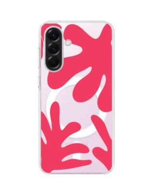 Etui do Samsung Galaxy A57 z MagSafe przeźroczyste, silikonowe Flexi, rafa