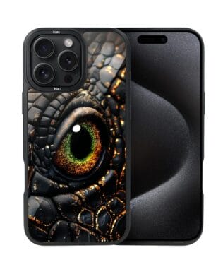 Etui do iPhone 15 Pro IBIZU DropGuard Matt z MagSafe, Smoki, Amber Dragon