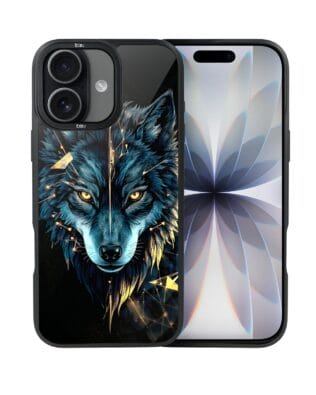 Etui do iPhone 17 IBIZU DropGuard Matt z MagSafe, Wilki, Wilk Mocy