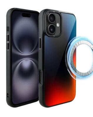 Etui do iPhone 16 IBIZU DropGuard Matt z MagSafe, Twilight Dreams, Midnight Blue