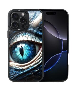 Etui do iPhone 16 Pro IBIZU DropGuard Matt z MagSafe, Smoki, Oko lodowego smoka