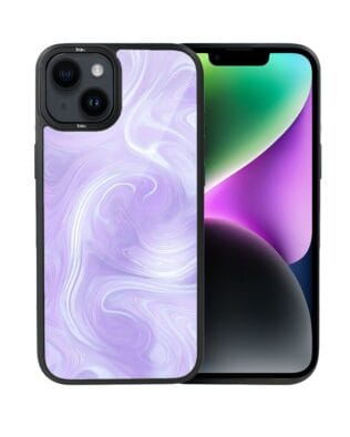 Etui do iPhone 14 IBIZU DropGuard Matt z MagSafe, Ethereal Essence, Lawendowy wir