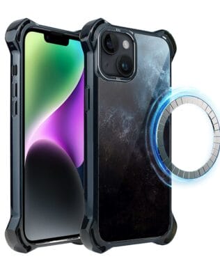 Etui do iPhone 14 Plus IBIZU DropGuard Ultra z MagSafe, Twilight Dreams, Deep Ocean