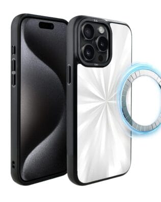 Etui do iPhone 15 Pro IBIZU DropGuard Matt z MagSafe, Ethereal Essence, Perłowy blask