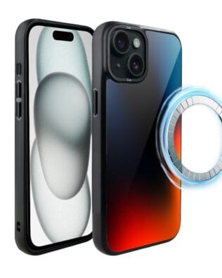 Etui do iPhone 15 IBIZU DropGuard Matt z MagSafe, Twilight Dreams, Midnight Blue