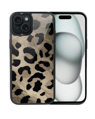 Etui do iPhone 15 Plus IBIZU DropGuard Matt z MagSafe, Zew natury, Dziki Leopard