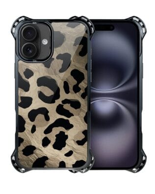 Etui do iPhone 16 Plus IBIZU DropGuard Ultra z MagSafe, Zew natury, Dziki Leopard