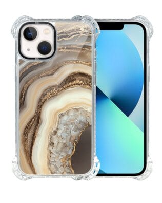 Etui do iPhone 13 IBIZU DropGuard Ultra z MagSafe, Ethereal Essence, Miodowy agat