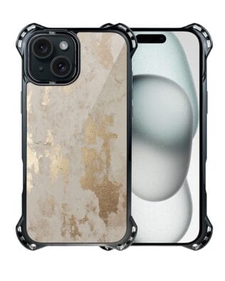 Etui do iPhone 15 Plus IBIZU DropGuard Ultra z MagSafe, Ethereal Essence, Szampańskie złoto