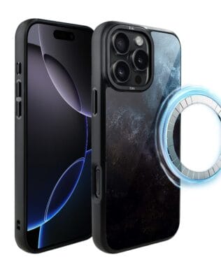 Etui do iPhone 16 Pro Max IBIZU DropGuard Matt z MagSafe, Twilight Dreams, Deep Ocean