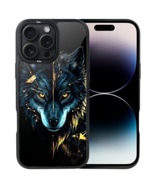 Etui do iPhone 14 Pro IBIZU DropGuard Matt z MagSafe, Wilki, Wilk Mocy